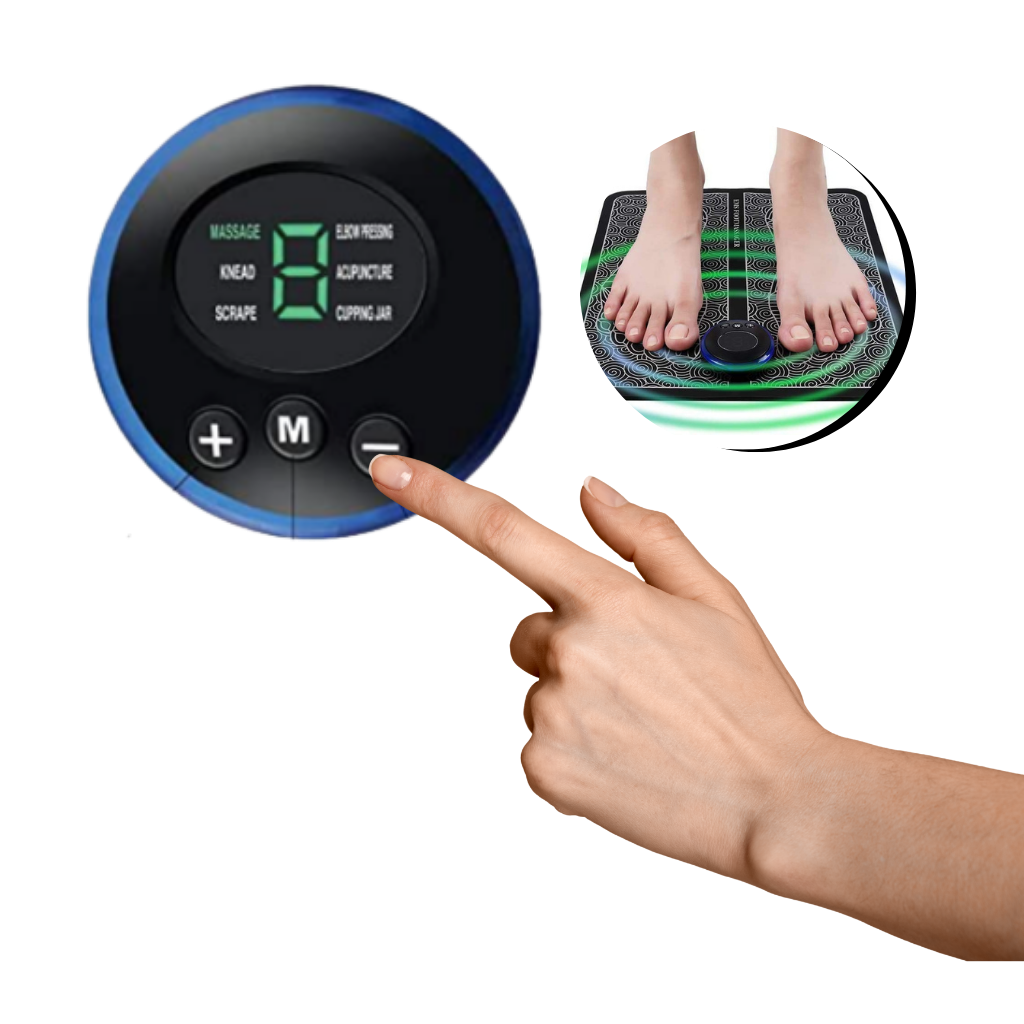 Rejuvenating EMS Foot Massager – Relaxation and Pain Relief for Your Feet