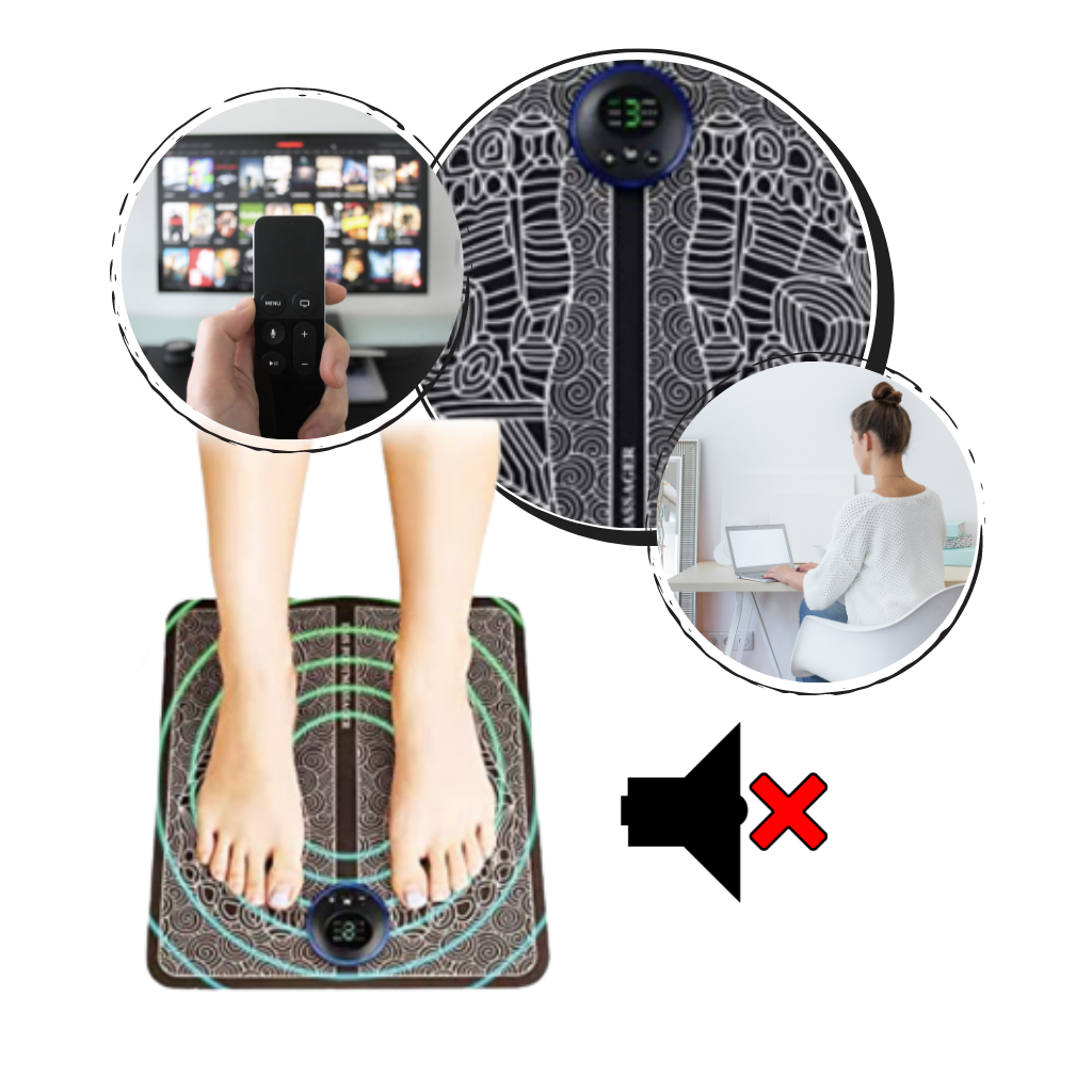 Rejuvenating EMS Foot Massager – Relaxation and Pain Relief for Your Feet
