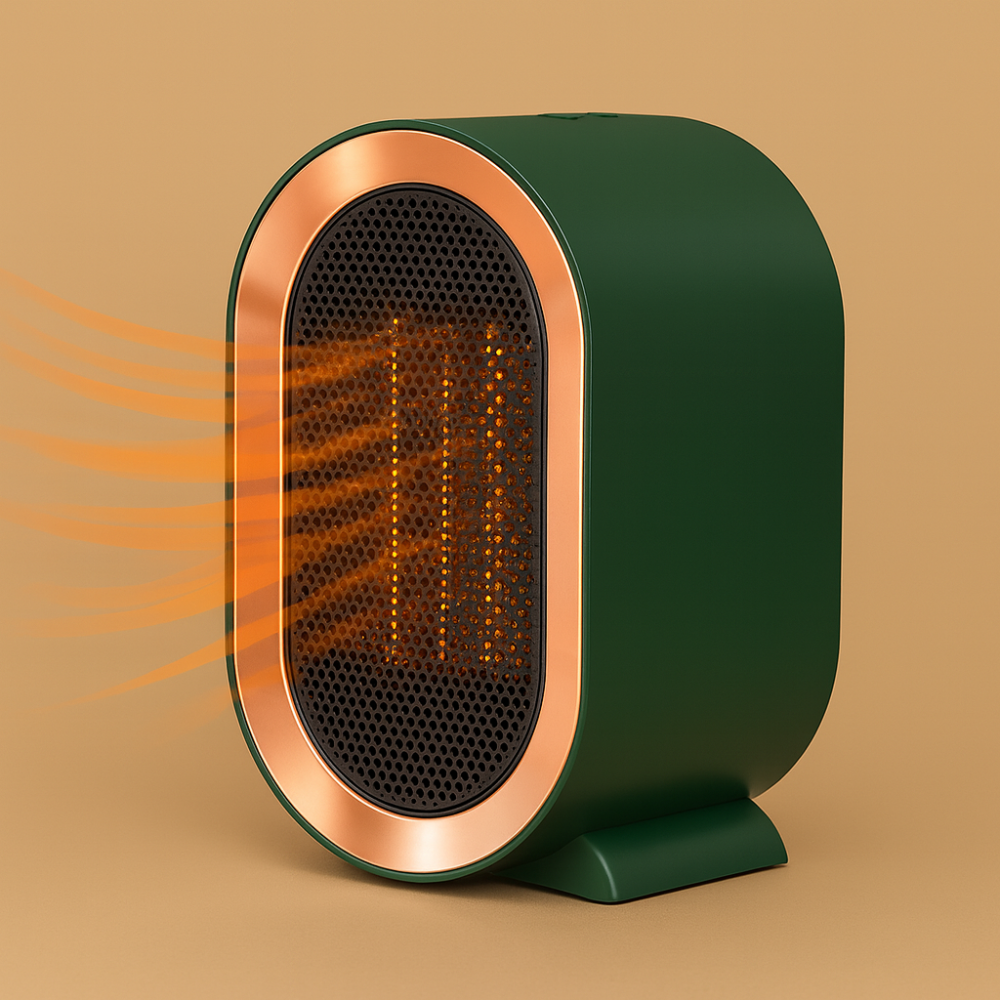 BowLift | Compact Ceramic Space Heater Energy Efficient Portable Electric Heater