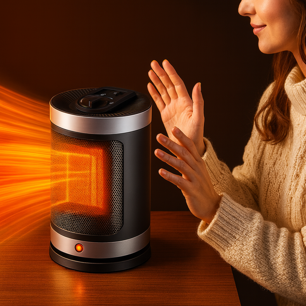 Skanto | Electric Heater Ceramic Portable 900W Adjustable Thermostat