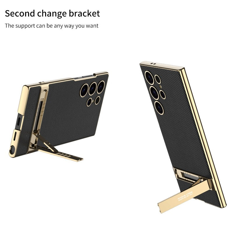Sandsberg | Electroplated PU Leather Phone Case for Samsung