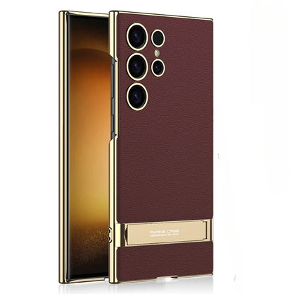 Sandsberg | Electroplated PU Leather Phone Case for Samsung