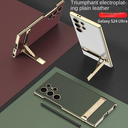 Sandsberg | Electroplated PU Leather Phone Case for Samsung