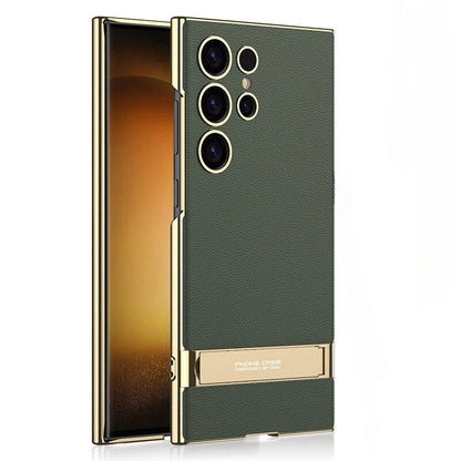 Sandsberg | Electroplated PU Leather Phone Case for Samsung