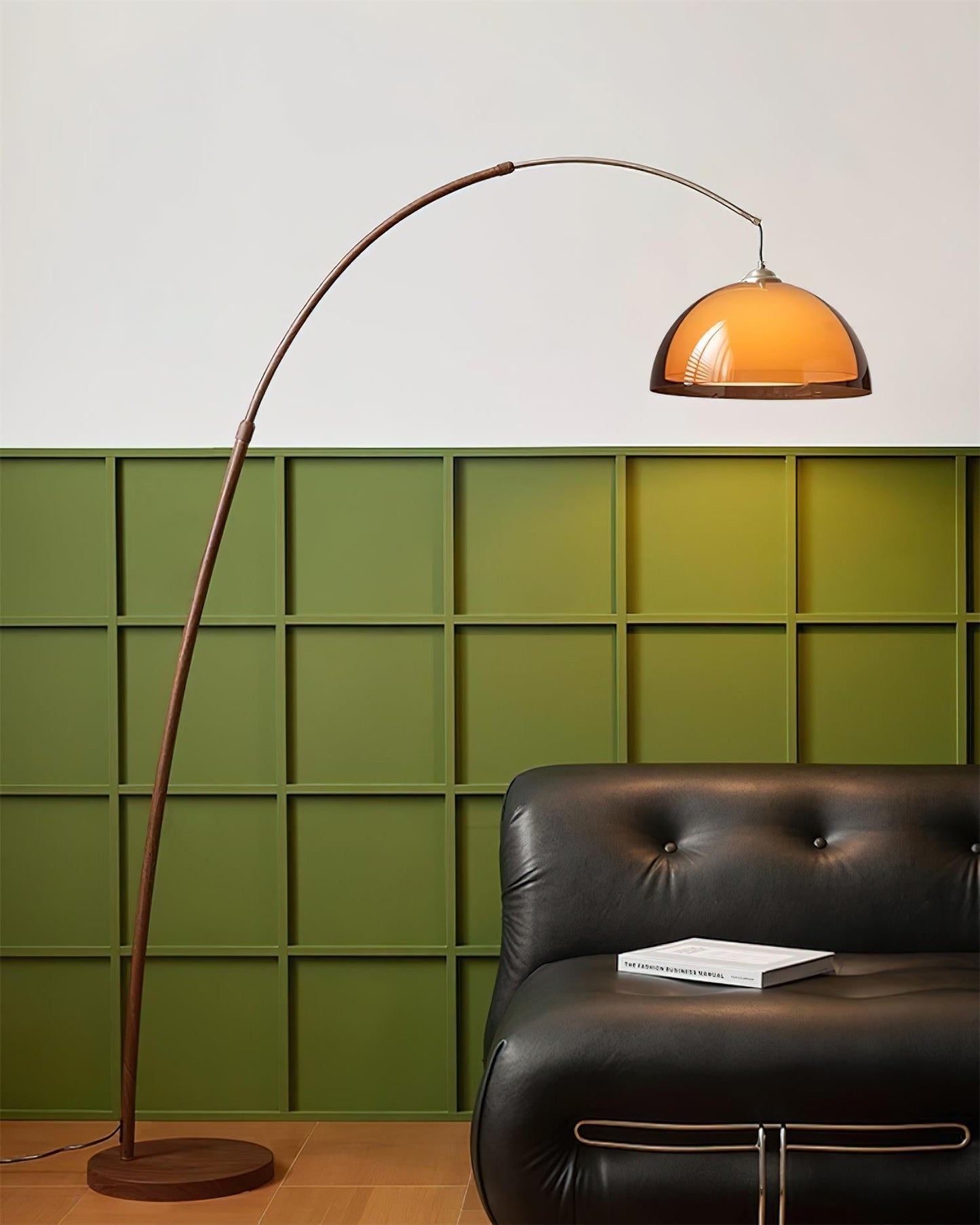 Ventoro Arc Floor Lamp with Dome Shade