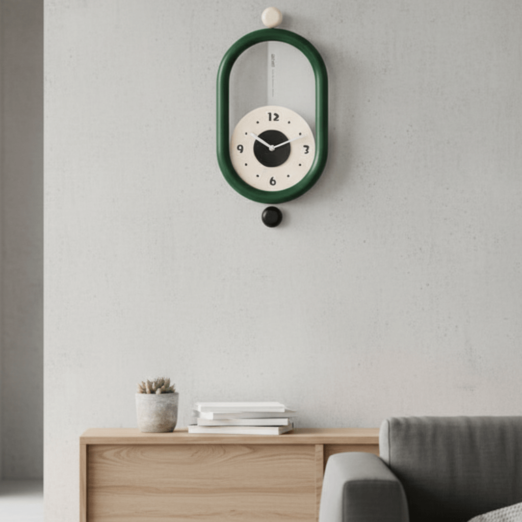 BowLift | Long Wall Clock with Luxurious 3D Design and Silent Movement