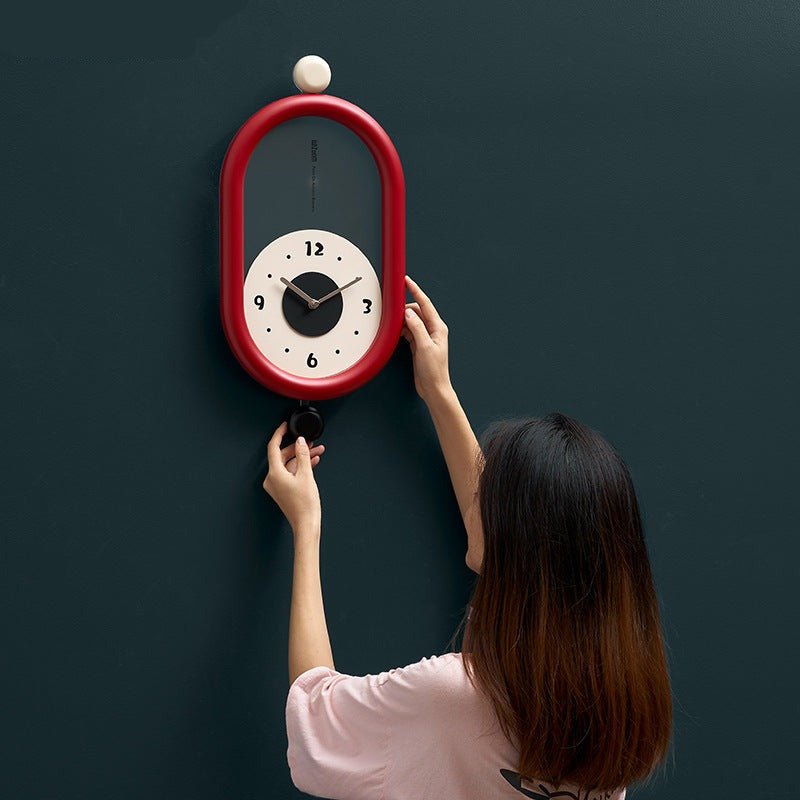 BowLift | Long Wall Clock with Luxurious 3D Design and Silent Movement