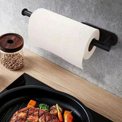 BowLift | Elegant Wall Kitchen Paper Towel Holder – drill-free & space-saving