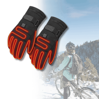 Skanto | ThermoGrip Heated Gloves – Waterproof Unisex Gloves with 3 Heat Levels and Touchscreen Function