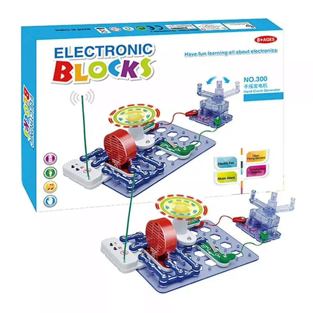 Electronics learning set for children with 300 experiments
