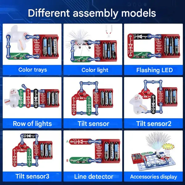 Kids' Electronic Learning Kit with 300 Experiments
