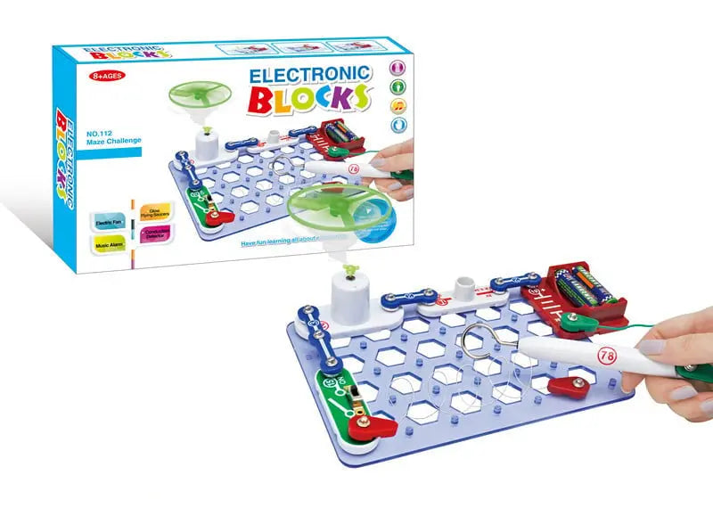 Electronics learning set for children with 300 experiments