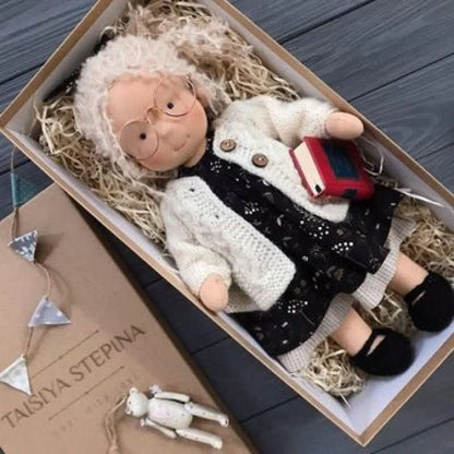 Skanto | Handmade Waldorf Doll | Cotton for Creative Play | Multicolored