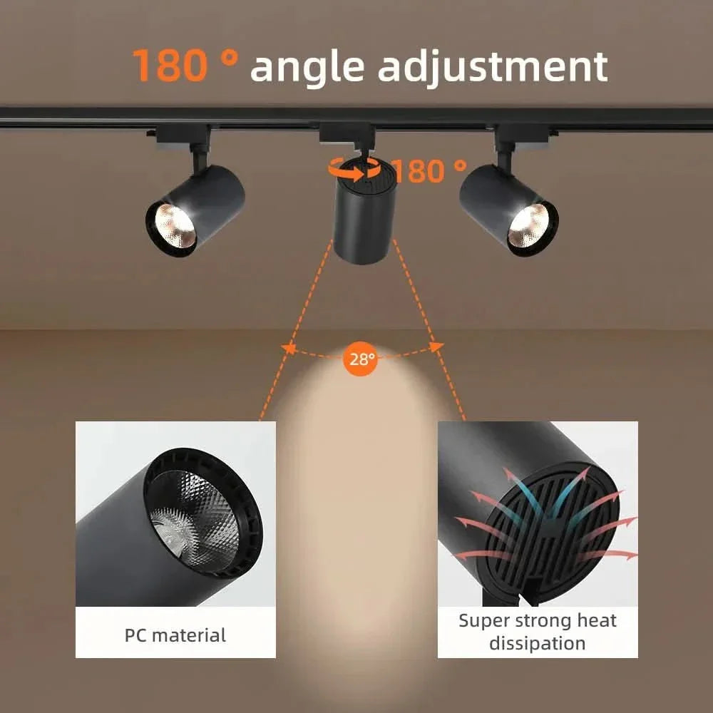 Skanto | LED spotlight for living rooms with adjustable beam angle