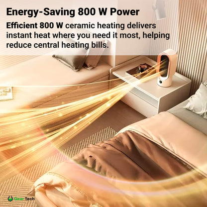 Sandsberg | Portable Fan Heater | Energy-efficient and Quiet
