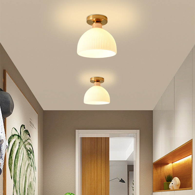 Frendorf | LumaDome Modern Ceiling Light made of Frosted Glass | Elegant Design | Perfect for Living Spaces