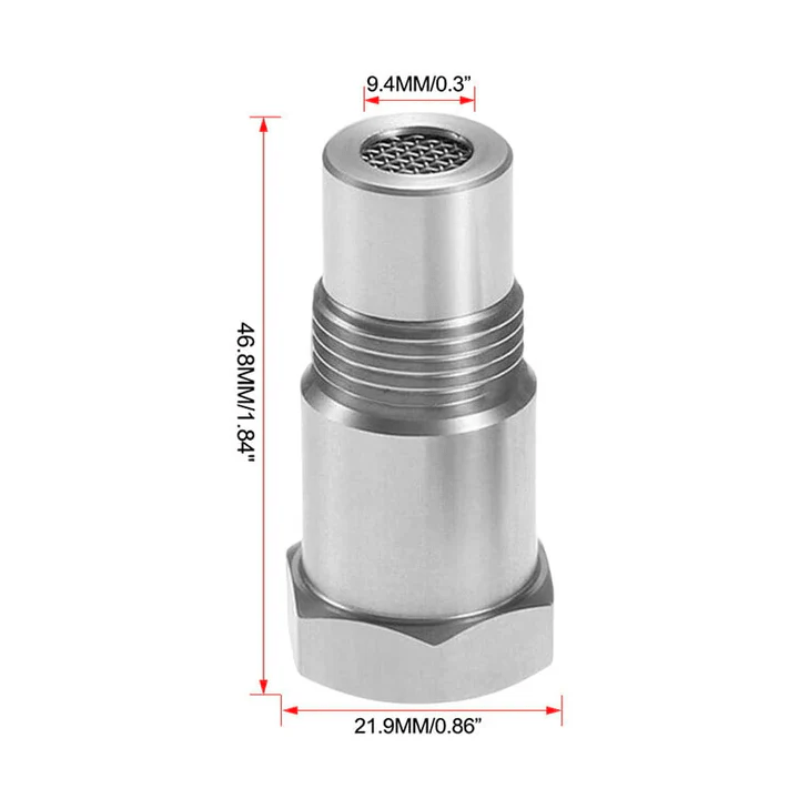 Skanto | Stainless Steel O2 Sensor Adapter for Off-Road and Show Vehicles