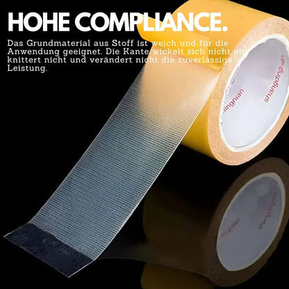 Extra strong, waterproof, double-sided adhesive tape for home use