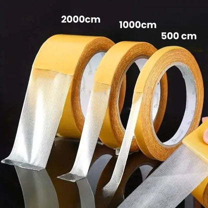 Extra strong, waterproof, double-sided adhesive tape for home use