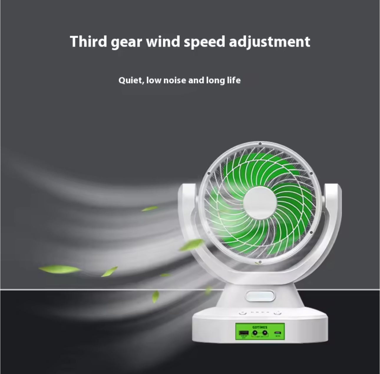 Solar Fan With Multifunction Light | Kalsten
