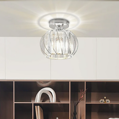 BowLift | Pendant Light Black Glass Globe Ceiling Fixture