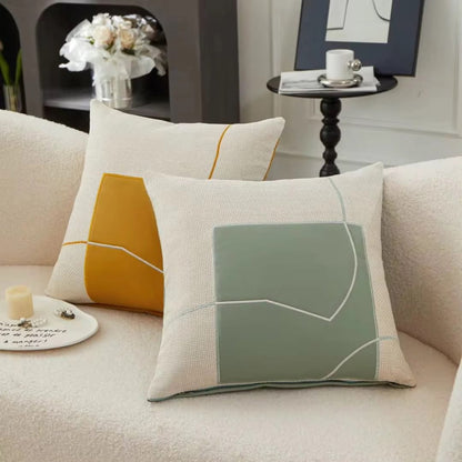 Skanto | Geometric Embroidery Pillowcase