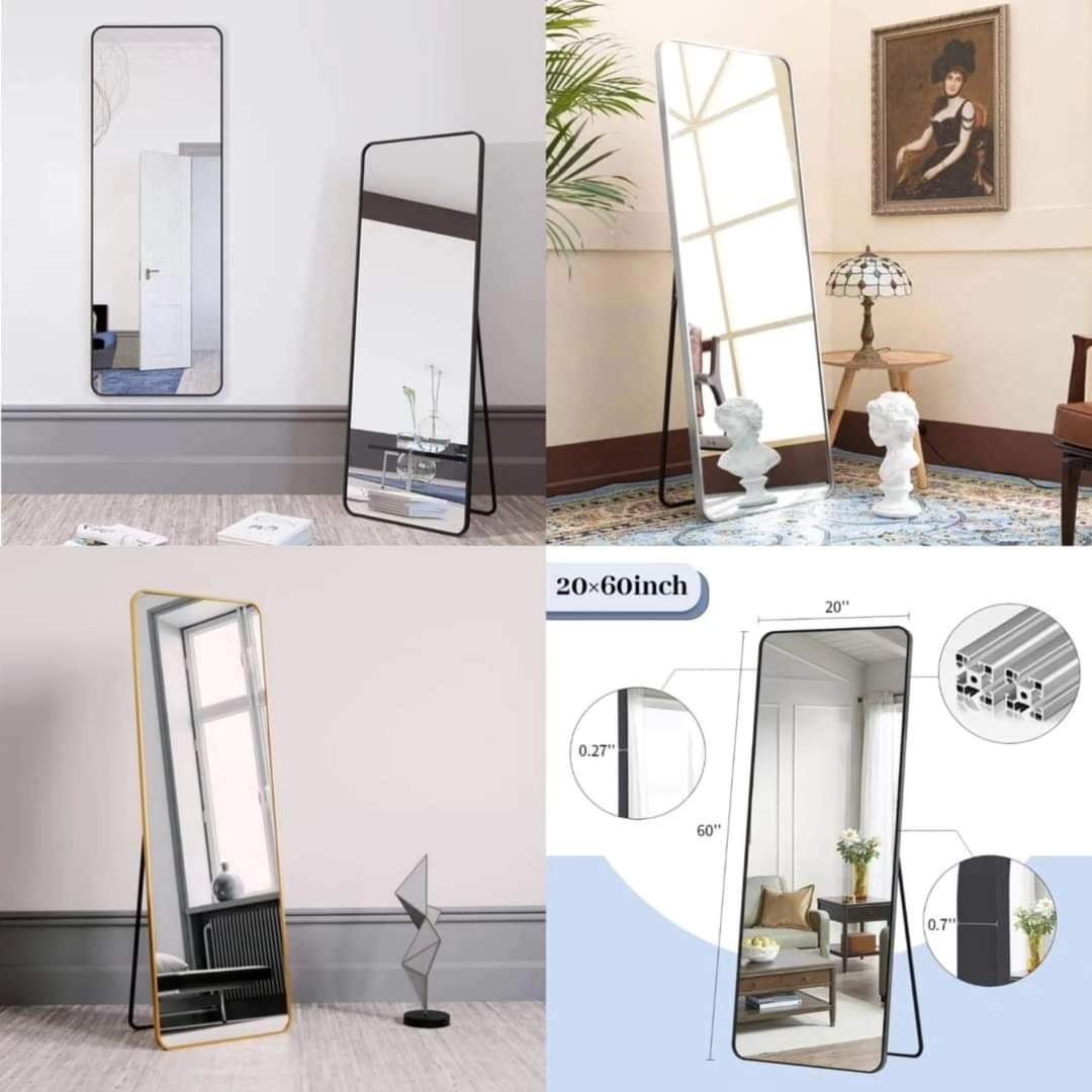 Skanto | Unbreakable Full Body Mirror with Metal Frame