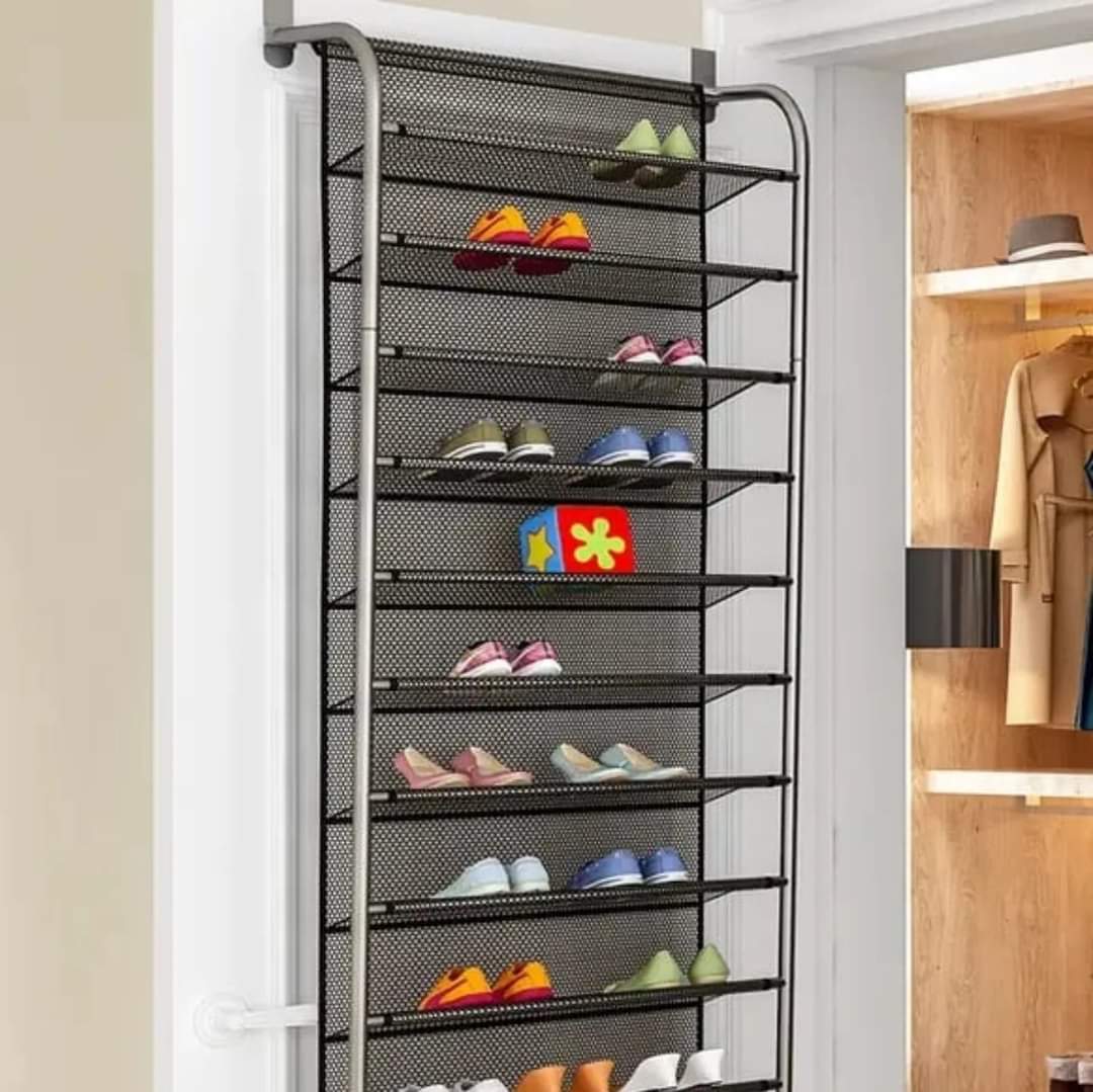 Kalsten | 10 Tier Over The Door Shoe Rack Organizer