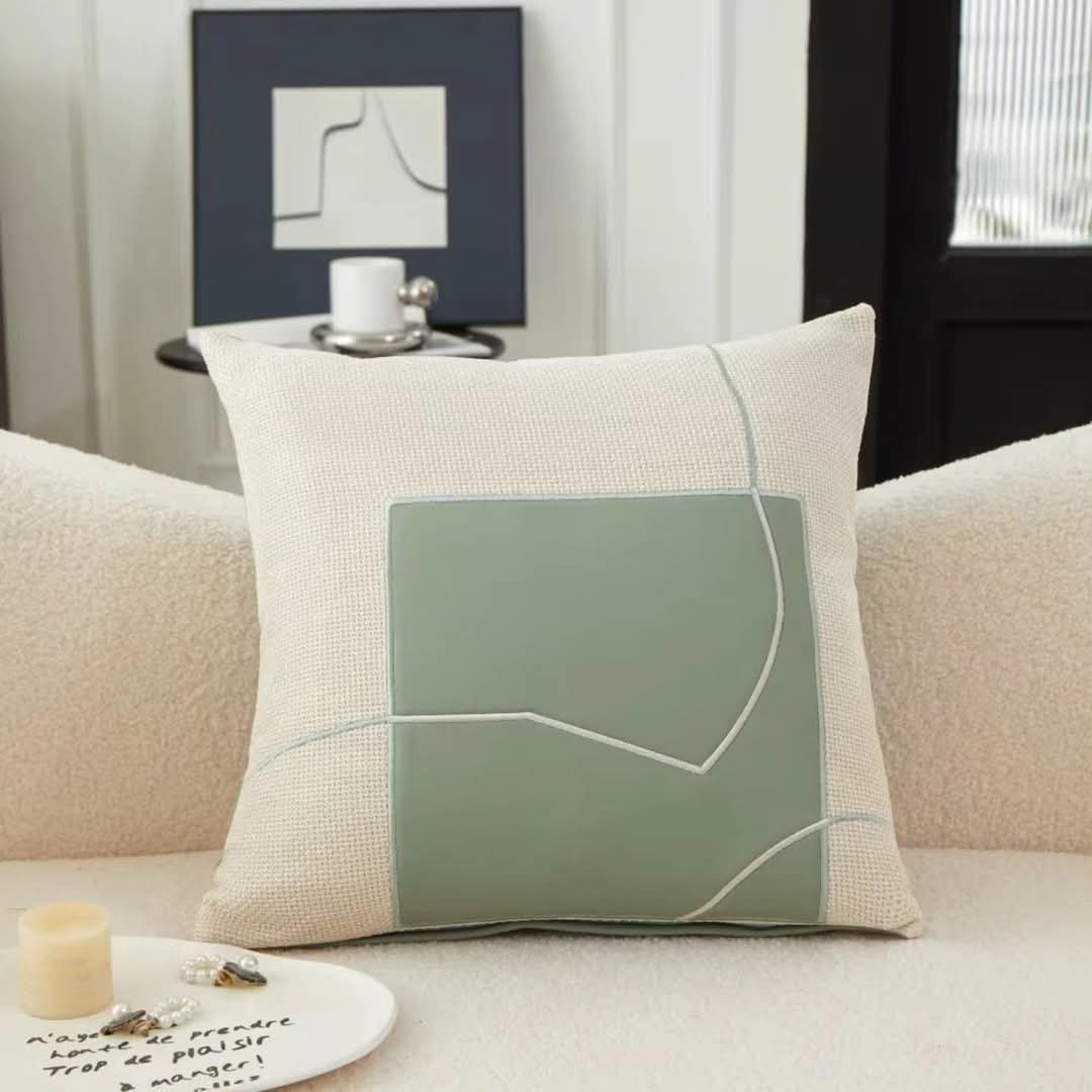 Skanto | Geometric Embroidery Pillowcase