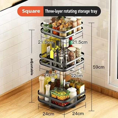 Skanto | 3-Tier Rotating Spice Rack