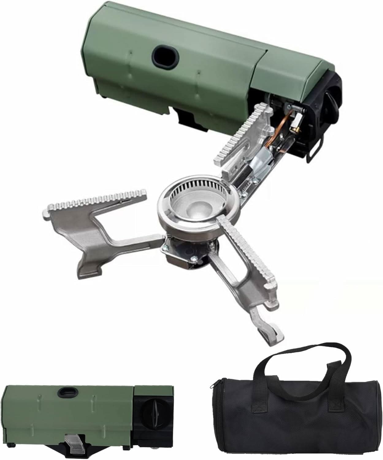 Skanto | Portable Gas Stove with Carrying Case for Easy Outdoor Cooking