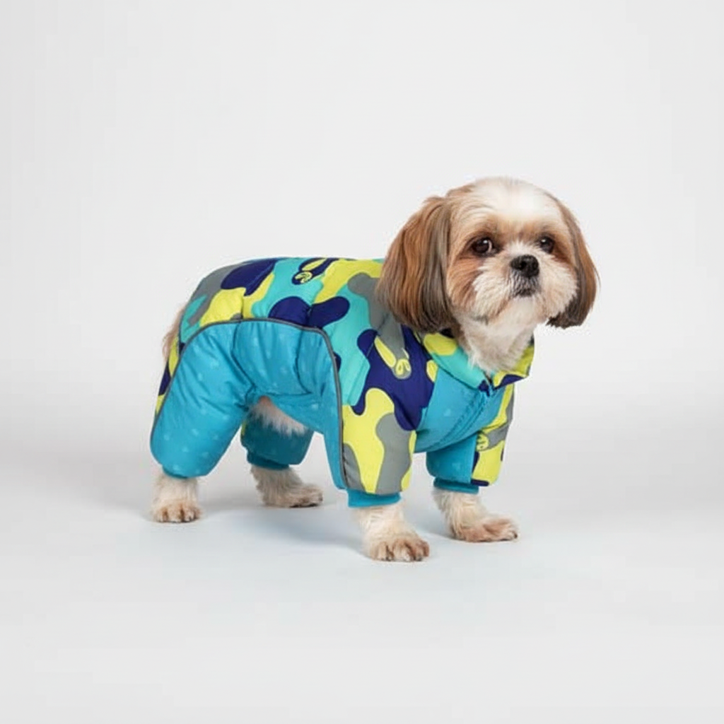 BowLift | Warm & waterproof winter jacket for dogs with reflective stripes