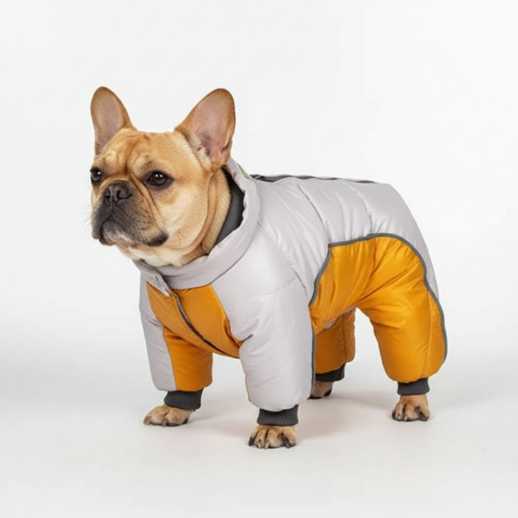BowLift | Warm & waterproof winter jacket for dogs with reflective stripes