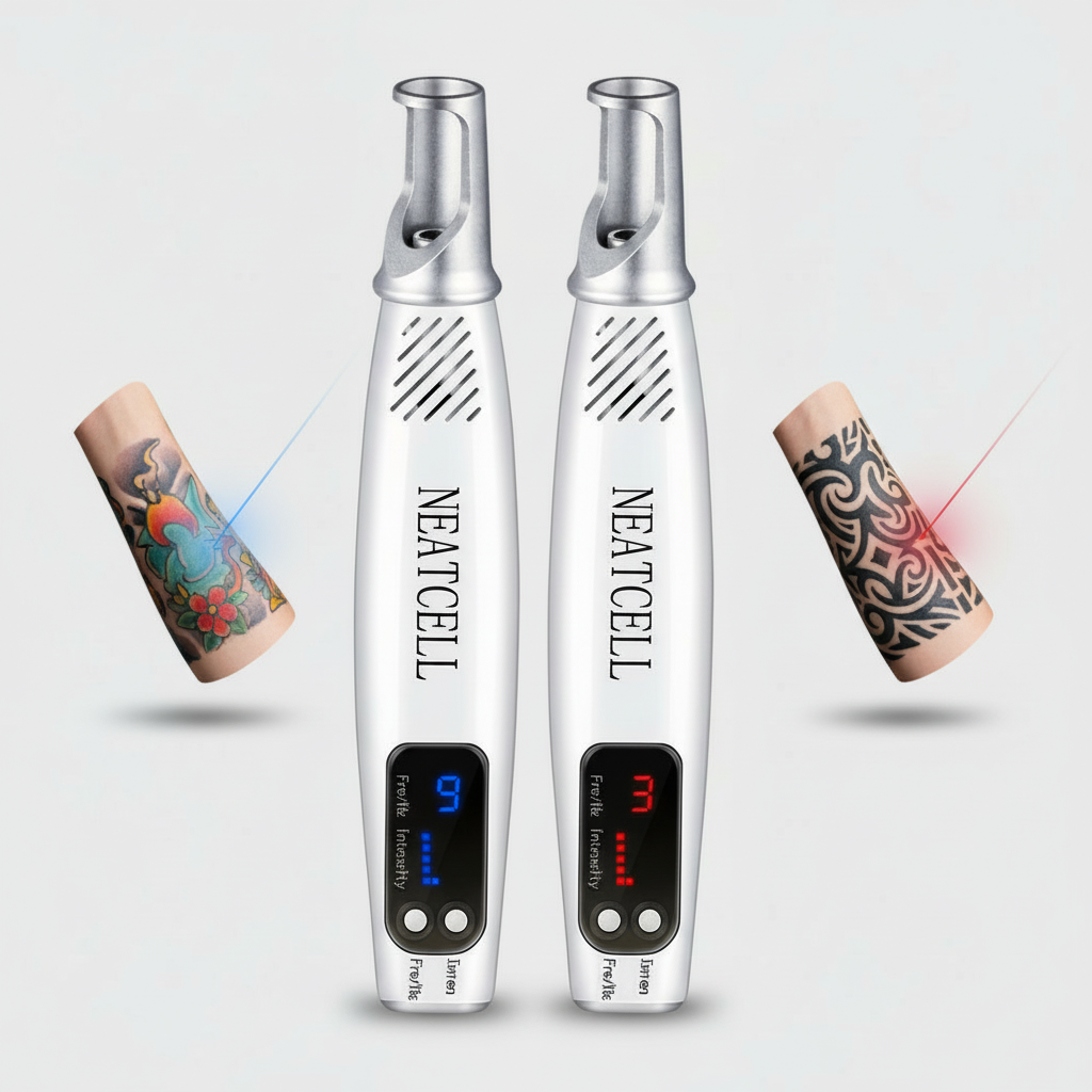 Brehn | Professional Picosecond Laser Pen | Tattoo & Pigment Removal | Dual-Mode Red & Blue | Effective Melanin Fragmentation for Home Use