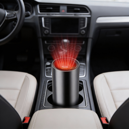 BowLift | Fast Heating Cup Shape Car Warm Air Blower - Fast Heating & Cooling Adjustable 360 Degree Rotatable Plug and Use for Car, SUV , RV and Truck
