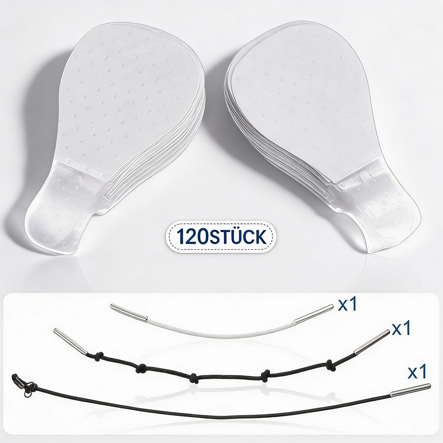Brehn | Invisible Facelift Patches | 120-count Supply Pack | Ultra-thin 0.02mm Adhesion Technology | Waterproof & Hypoallergenic | Mechanical V-Shape Lifting | Transparent