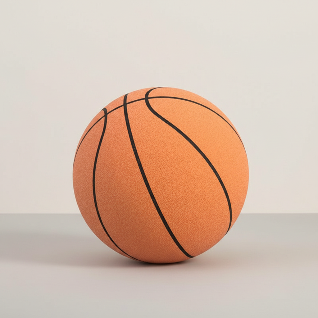 Brehn | Professional Silent Basketball | Silent Foam Technology | High-Density Indoor Training Ball | Optimal Bounce | Safe & Neighbor-Friendly