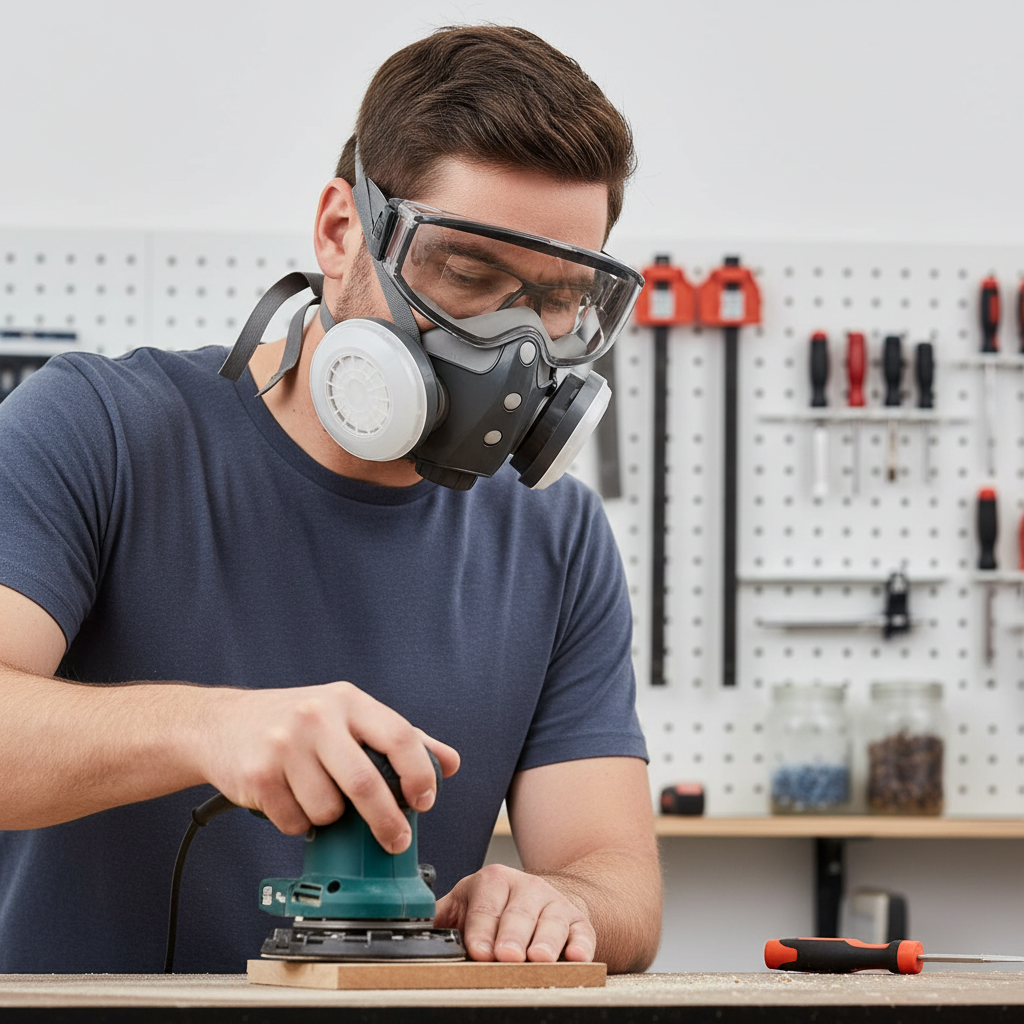 BowLift | Integrated respiratory mask – For woodworking, painting & dust pRedection