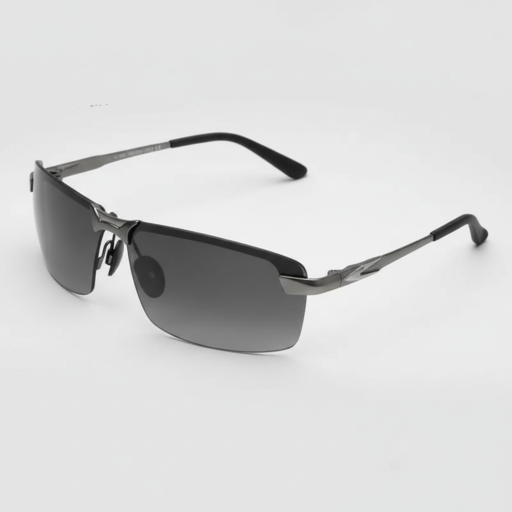 Karnz | Polarized Photochromic Sunglasses | UV400 Protection | Automatic Light Adjustment (Day & Night) | Intelligent Glare Reduction for Drivers & Outdoor