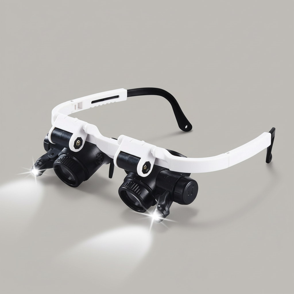 BowLift | Magnifying glasses with LED lamps for double eyes