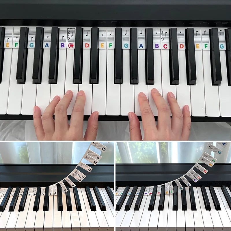 Brehn | Removable Piano Keyboard Note Labels