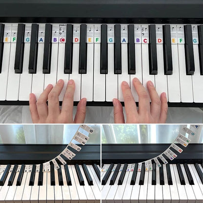 Skanto | Removable Piano Keyboard Note Labels