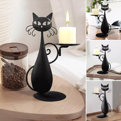Skanto | Black Cat Candle Holder