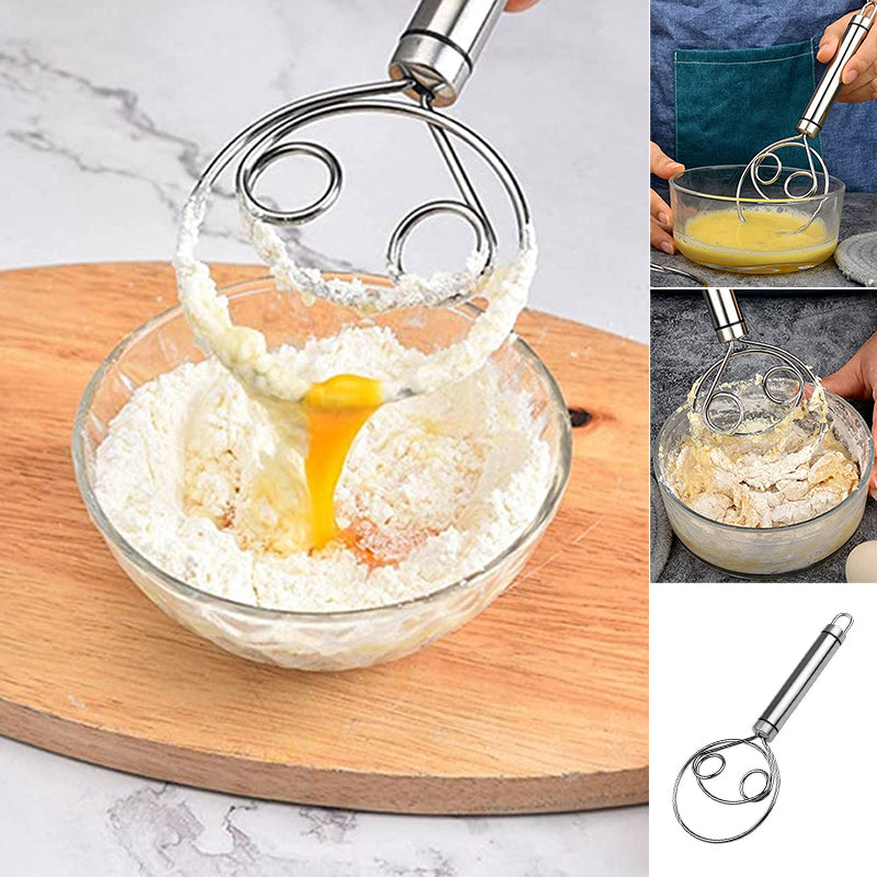 Skanto | Stainless Steel Magic Dough Whisk