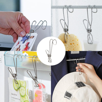 BowLift | Stainless Steel Clothes Pins Hook Clip
