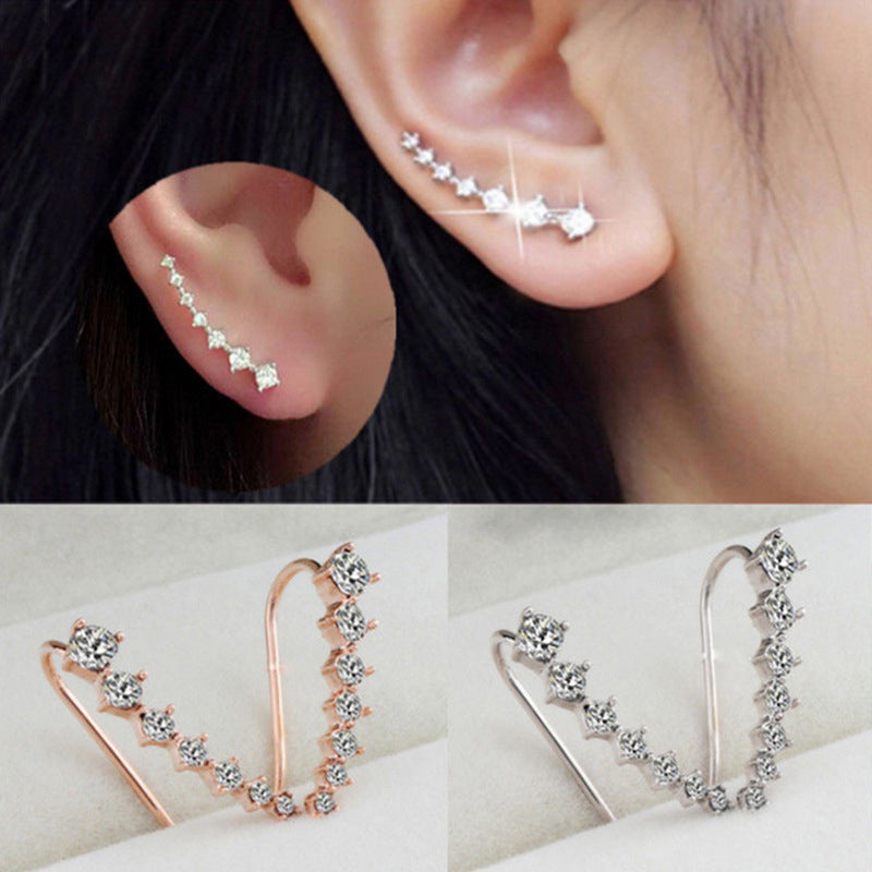 Skanto | Seven Star Diamond Stud Earrings
