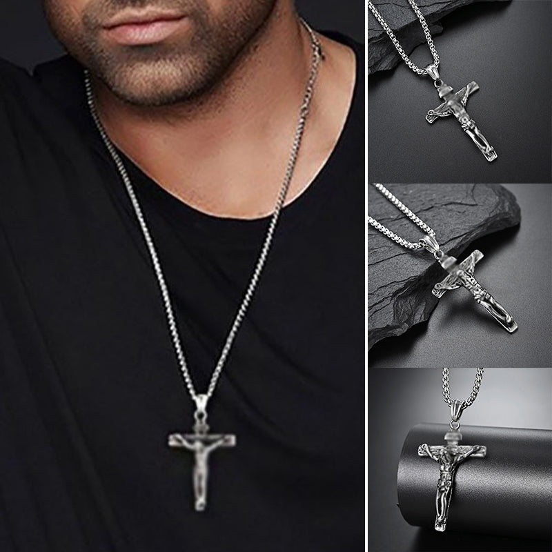 Skanto | Titanium Steel Cross Pendant Necklace
