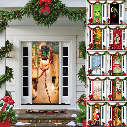 Skanto | The Nightmare Before Christmas | Outdoor Decorations | Jack Skellington Door Cover