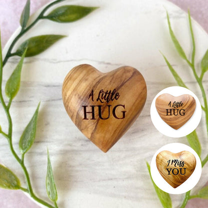 Skanto Skanto | Little Pocket Hug Wood Heart Token