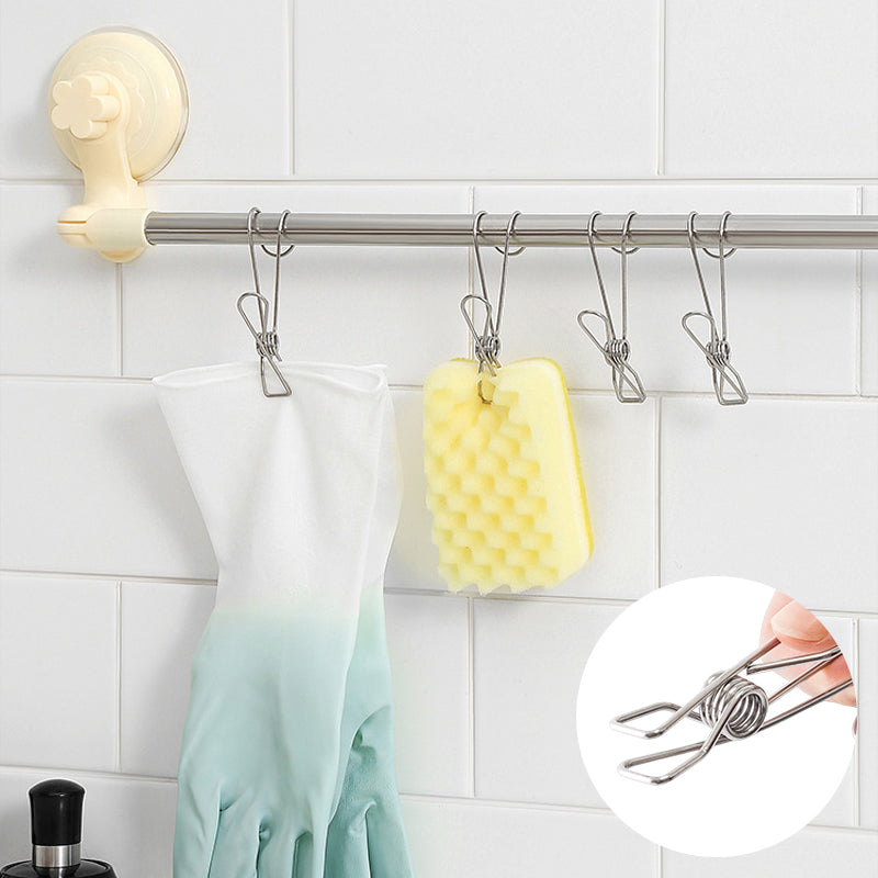 BowLift | Stainless Steel Clothes Pins Hook Clip